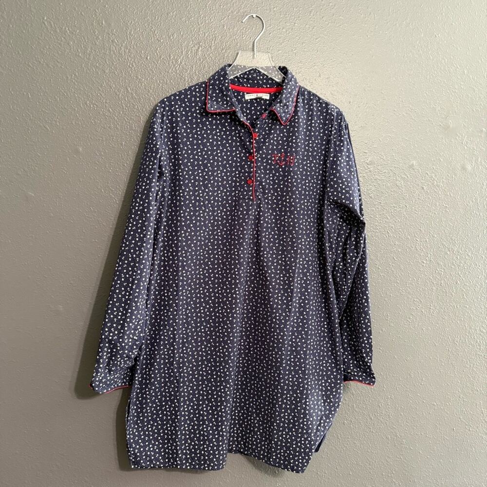 Tommy Hilfiger Nautical Night Shirt Size L